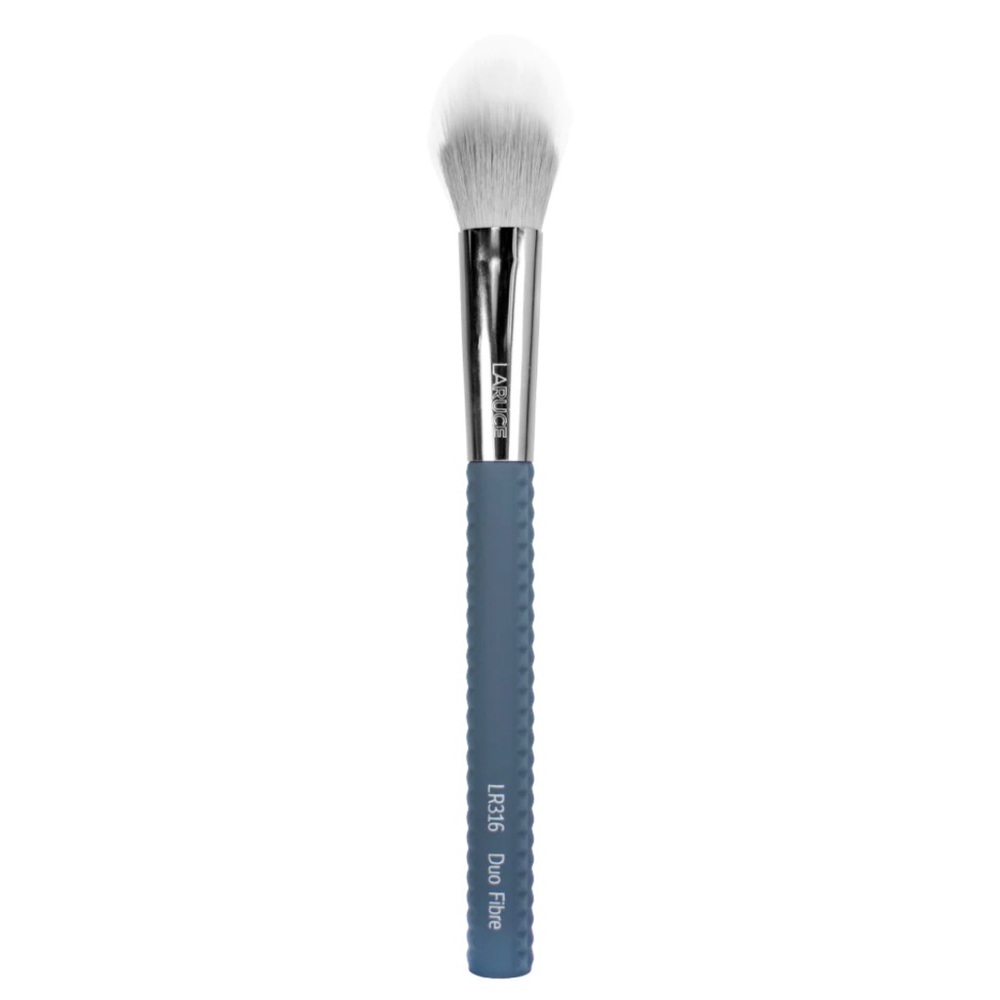 LARUCE BEAUTY || Duo Fibre Brush - LR316 - Denim Handle ⭐️NWT⭐️